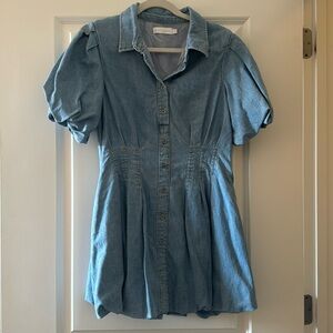 Jonathan Simkhai Denim Bubble Dress